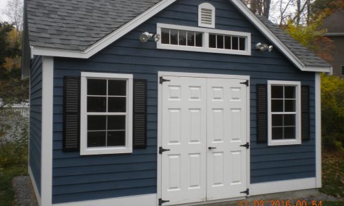 Blue Siding & White Trim in Woburn, MA