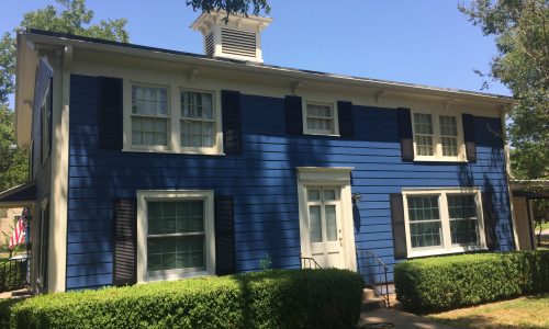 Bold Blue Exterior in Austin, TX