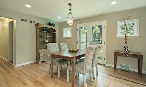 Muted Green Dining Room