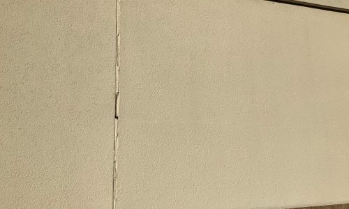 Cracked EIFS on Exterior