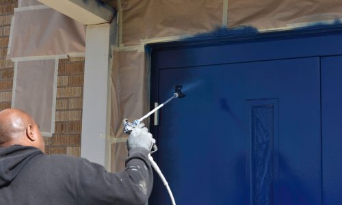 Painting Metal Doors