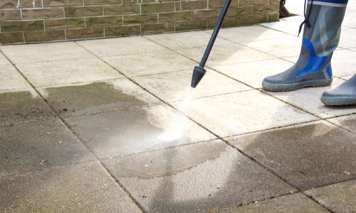 power wash concrete