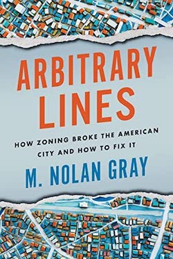 The cover of the book Arbitrary Lines shows the title of the book.